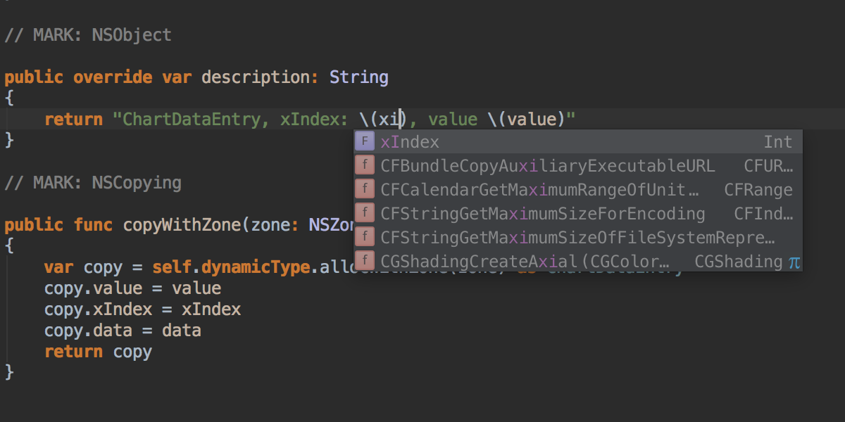 Swift strings interpolation